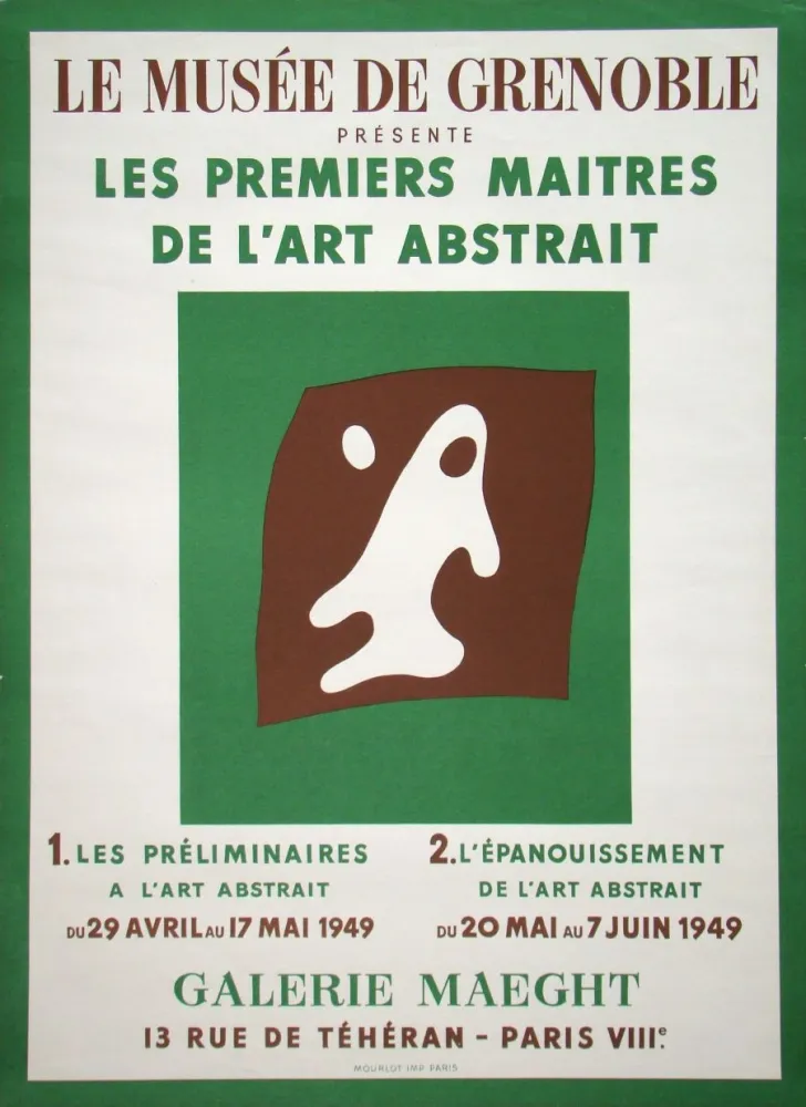 Manifesti Arp - Les premiers maîtres de l'art abstrait