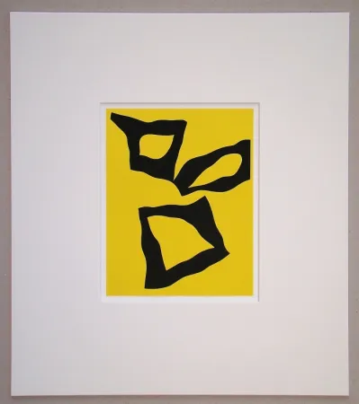 Serigrafia Arp - Placé selon les lois du hasard - 1951