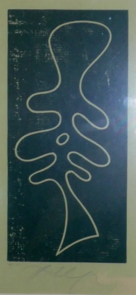 Incisione Su Legno Arp - Torse feuille