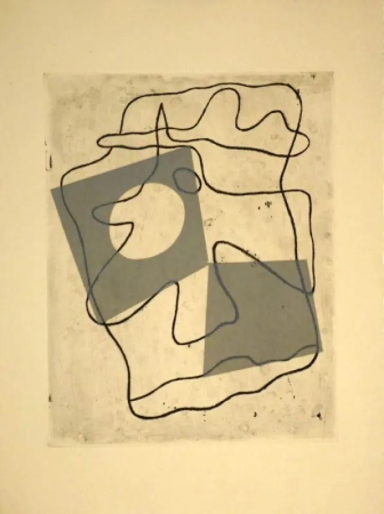 Libro Illustrato Arp - Vers le blanc infini. (Poèmes et gravures)