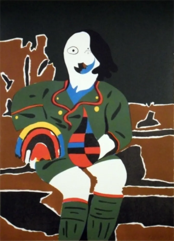 Litografia Arroyo - Il Pittore di Monaco