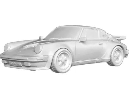 Multiplo Arsham - Eroded 911 Turbo Figure (white)
