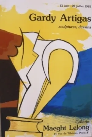 Manifesti Artigas - Affiche exposition galerie Maeght Lelong