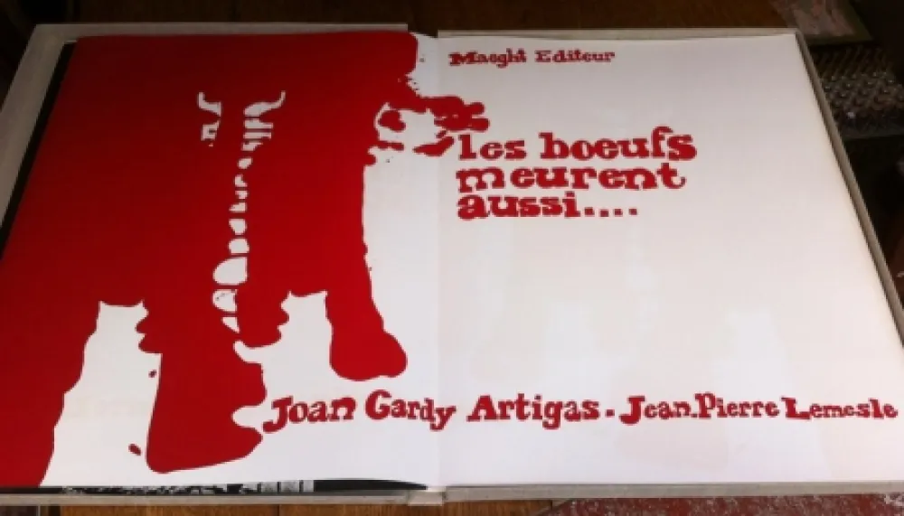 Libro Illustrato Artigas - Les boeufs meurent aussi