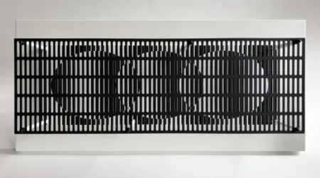 Multiplo Asis - 3 ovals noir et blanc