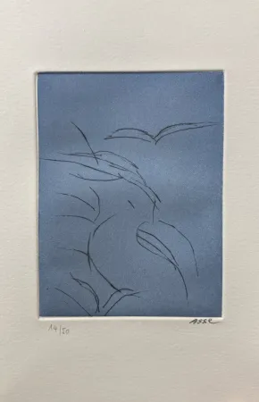 Libro Illustrato Asse - Notes sur Thème. 9 pointes sèches. 