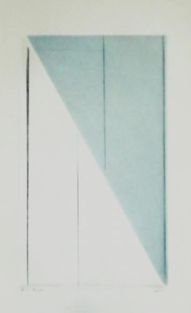 Acquatinta Asse - Verticales sur un versant