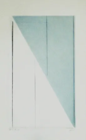 Acquatinta Asse - Verticales sur un versant