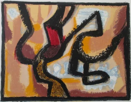 Litografia Atlan - Affiche avant lettre, signed