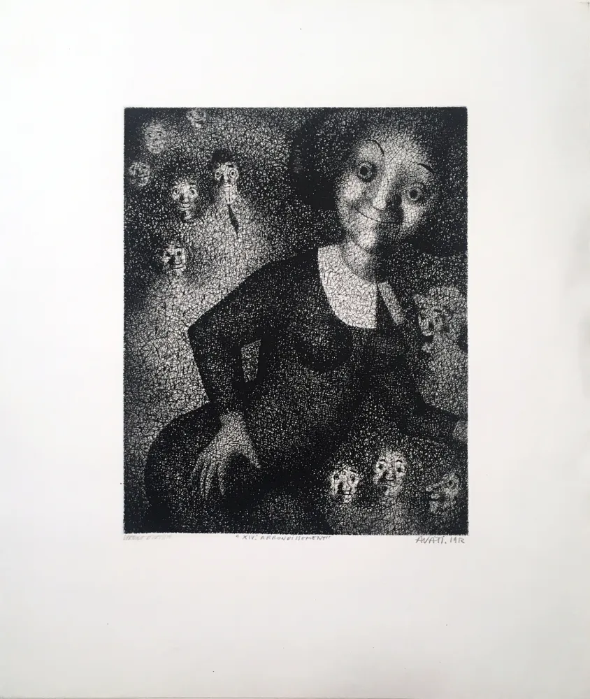 Acquatinta Avati - XIVe arrondissement (1952)