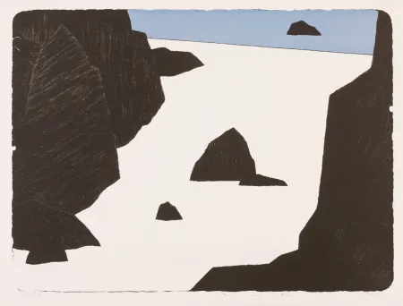 Litografia Avril - Bretagne - Bleu