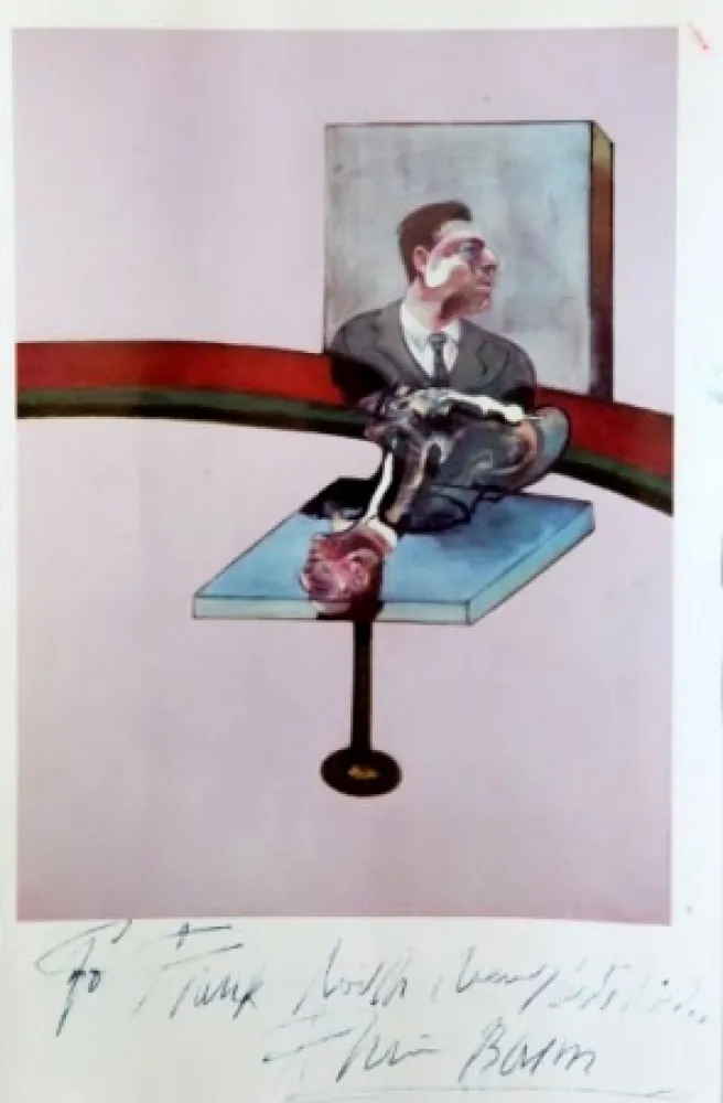 Manifesti Bacon - In Memory of George Dyer, from a triptych (1971)