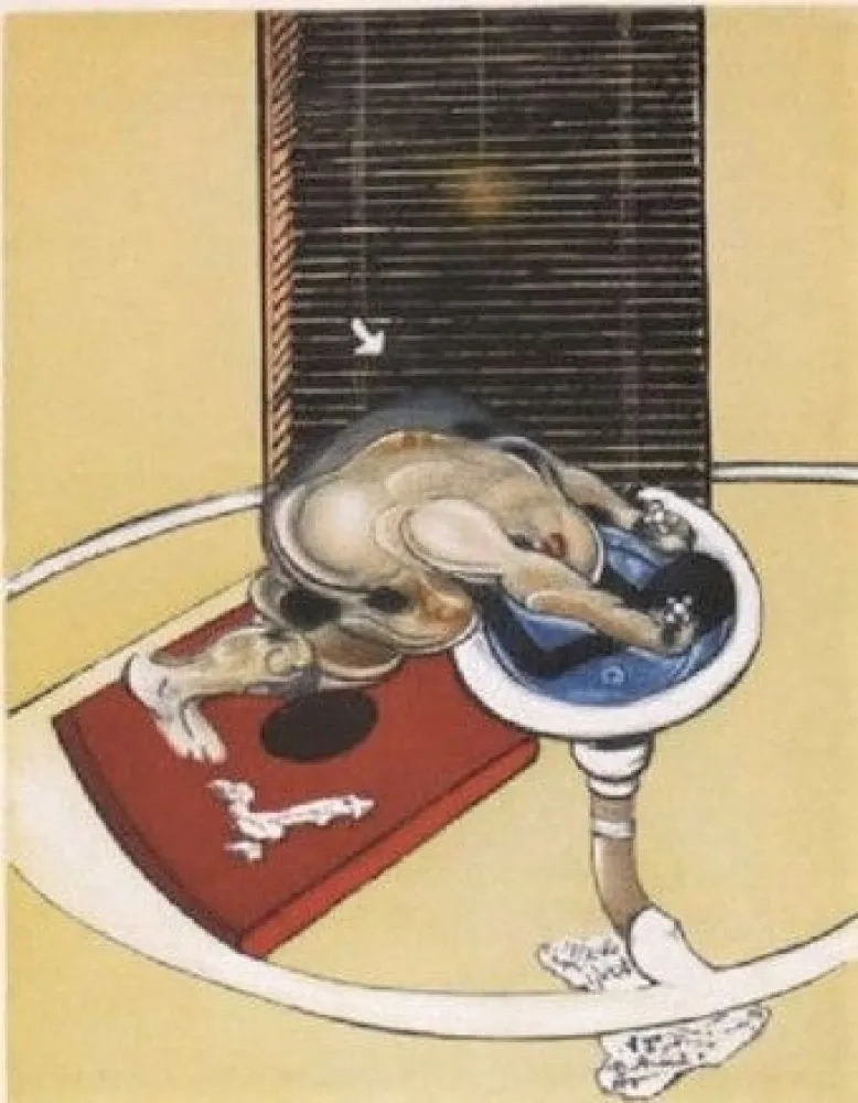 Acquaforte E Acquatinta Bacon - Man at the washbasin