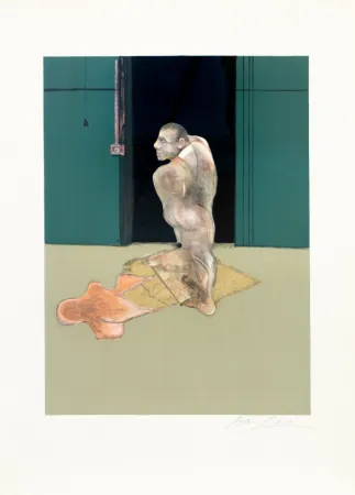 Litografia Bacon - Study for a portrait of John Edwards, 1987