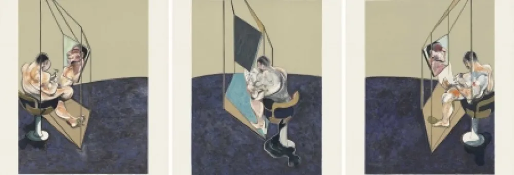 Litografia Bacon - Three Studies of a Male Back 