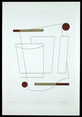 Serigrafia Badiali - Composizione (tavola 3)