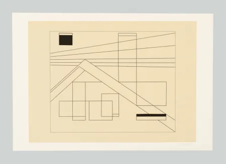 Serigrafia Badiali - Composizione (tavola 4)