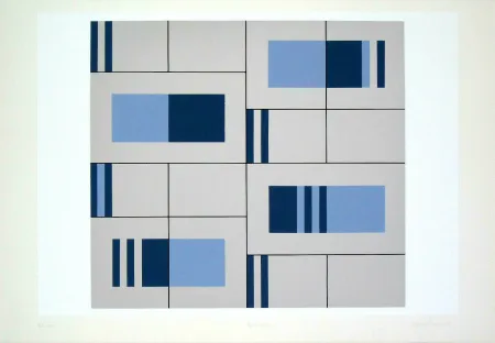 Serigrafia Badiali - Composizione (tavola 9)