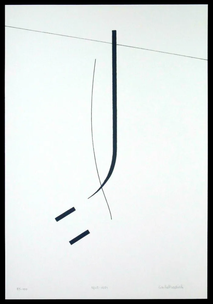 Serigrafia Badiali - Le vent se leve (tavola 5)