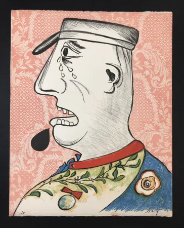 Litografia Baj - 7 Color lithographs ( complete folder )