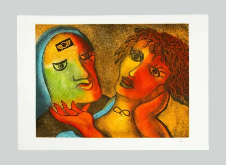 Acquaforte E Acquatinta Baj - Amanti