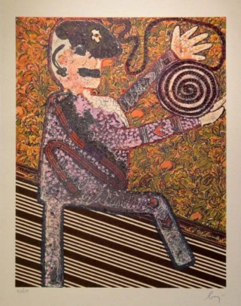 Acquaforte E Acquatinta Baj - Aristocrate à la Gidouille