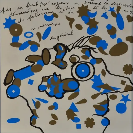 Litografia Baj - Breakfast