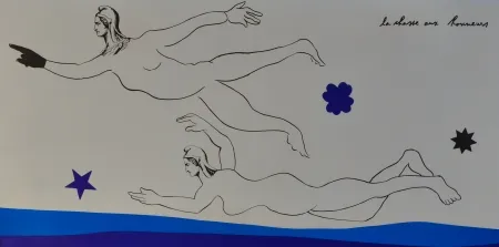 Litografia Baj - Chasse aux honneurs