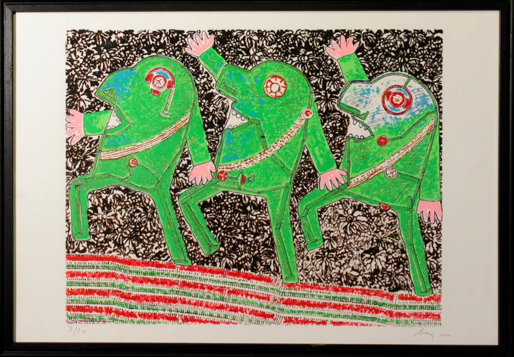 Serigrafia Baj - DA BAJ CHEZ BAJ - PARADE