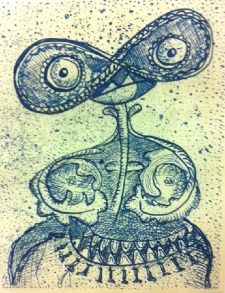 Acquaforte Baj - Dama