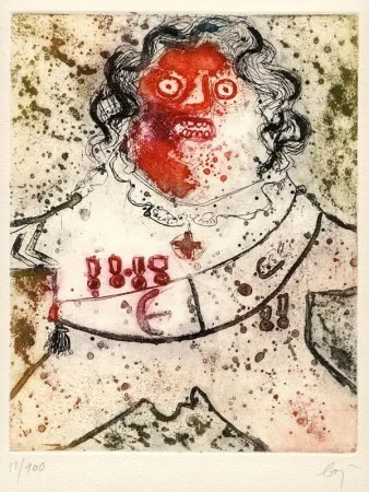 Acquaforte E Acquatinta Baj - Dames et Generaux