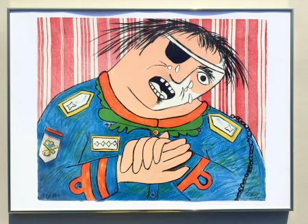 Litografia Baj - Dayan