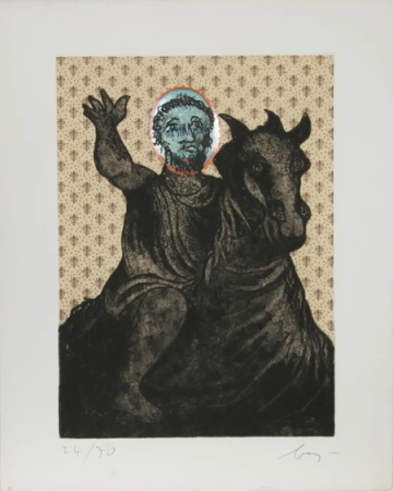 Acquatinta Baj - Marcus Annius Verus Aurelius Antoninus