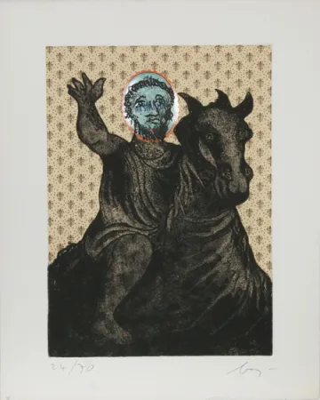 Acquatinta Baj - Marcus Annius Verus Aurelius Antoninus