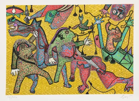 Multiplo Baj - Particolare di Guernica