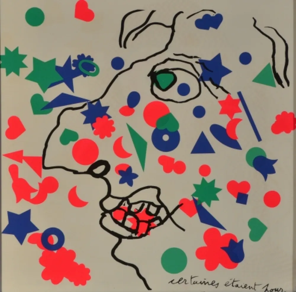 Litografia Baj - Pour ou contre