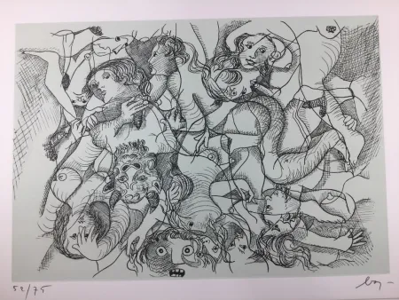Acquaforte Baj - Sade in Italy - complete folder ( 8 erotic etchings )