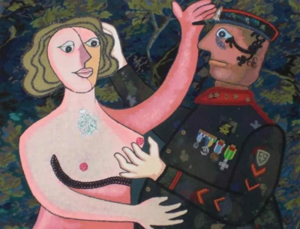 Serigrafia Baj - Senza titolo