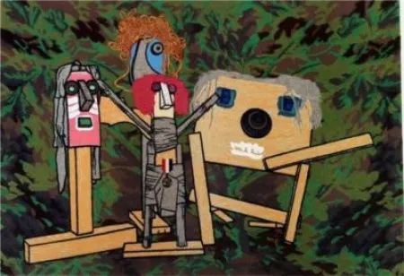 Serigrafia Baj - Senza titolo