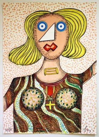 Litografia Baj - Swedish Lady