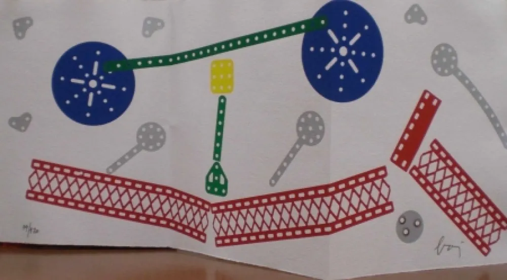 Libro Illustrato Baj - Terzina XI Meccano