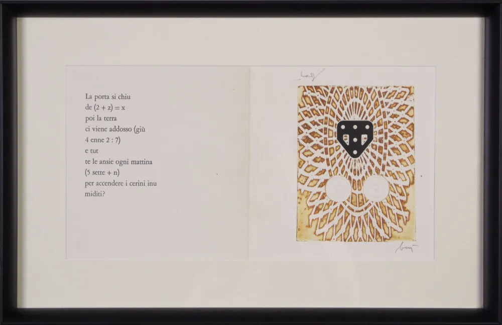 Acquaforte Baj - Testa