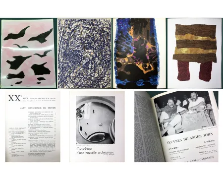 Litografia Baj - XXe SIÈCLE. Nouvelle série. XXIIe Année. N° 20. XX. L'Art Conscience du Monde. Noël 1962 (Baj, Ernst, Manessier)