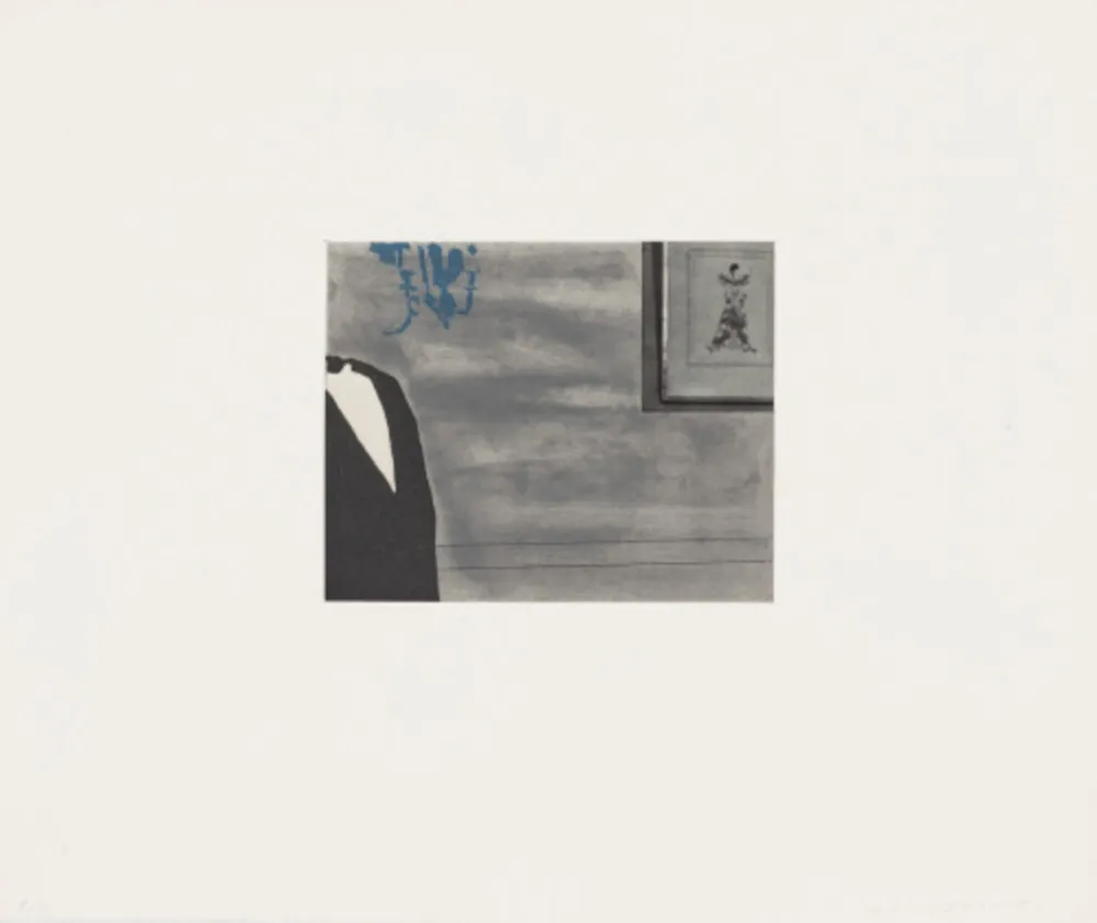 Acquaforte E Acquatinta Baldessari - Black Dice 1