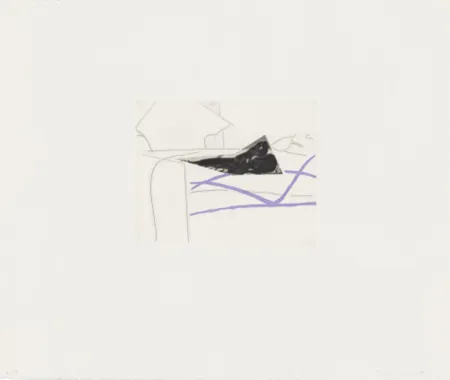 Acquaforte E Acquatinta Baldessari - Black Dice 5