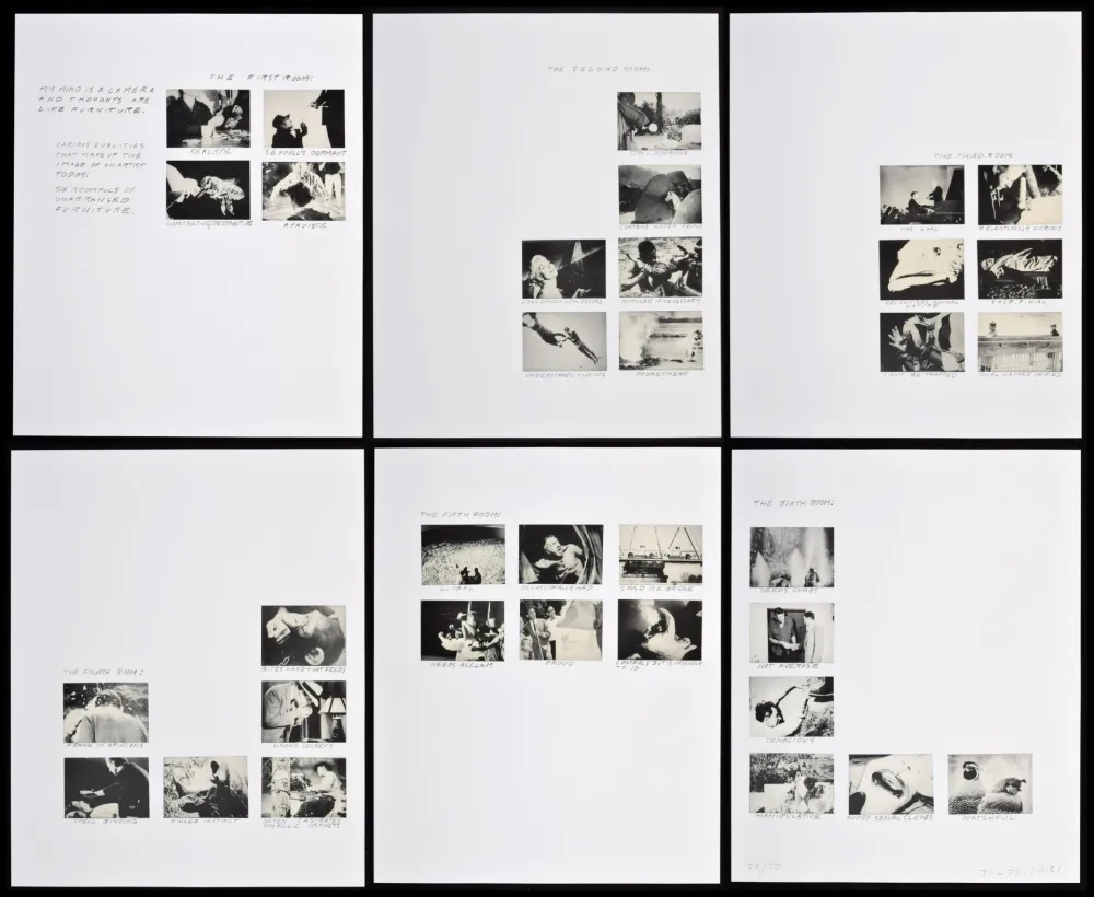 Litografia Baldessari - Six Rooms