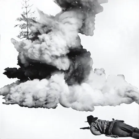 Litografia Baldessari - Smoke, Tree, Shadow and Person 