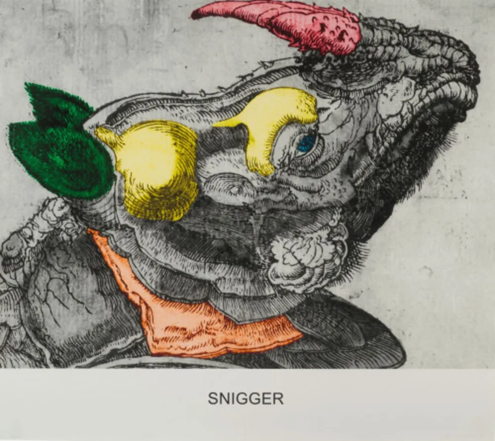 Multiplo Baldessari - Snigger, from Engravings with Sounds
