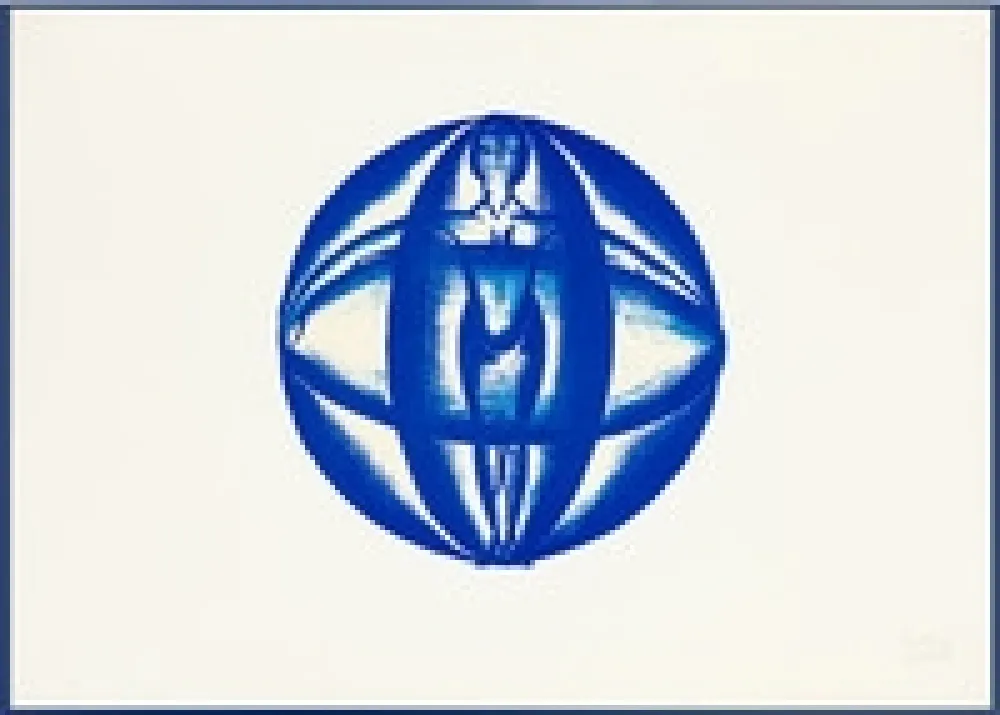 Litografia Balla - Donna Albero