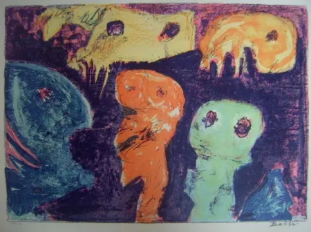 Litografia Balle - Små Fiksstjerner -  Little  Fixed Stars